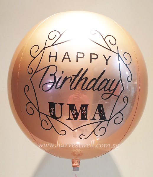 Border HBD Customize ORBZ Balloon Border HBD Customize ORBZ Balloon